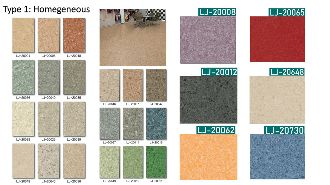 Vinyl Flooring roll for commercial EcoHome 2022_02